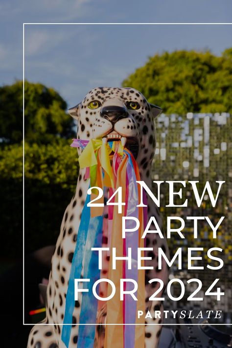 Just when you thought you've seen it all when it comes to creative party themes, we're here to surprise you. Discover 24 unique party themes for 2024 — and start planning on PartySlate.com. Classy Themed Party, Birthday Trends 2024, May Theme Party Ideas, Grown Up Party Themes, Fun Theme Party Ideas For Adults, Backyard Party Themes For Adults, Party Themed Ideas For Adults, Unique Party Ideas For Adults, Best Theme Party Ideas For Adults