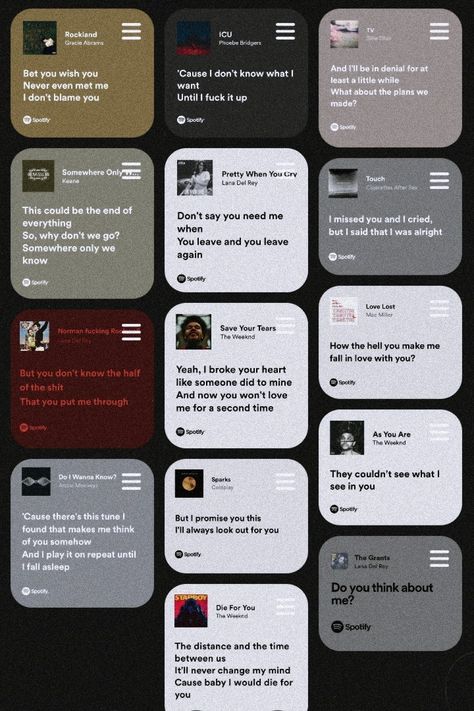 Songs For Your Ig Story, Song Notes For Instagram, Spotify Playlist Instagram Story, Miss Me Captions For Instagram, Ig Story Songs For Myself, Songs To Use For Instagram Stories, Songs For Notes Ig, Songs With Deep Lyrics, I Miss You Captions For Instagram