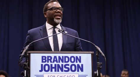 Brandon Johnson Is Chicago's New Mayor - Ebony Austerity, Tax The Rich, Brandon Johnson, Teacher Union, Downtown Chicago, Working People, Social Services, School System, Law And Order