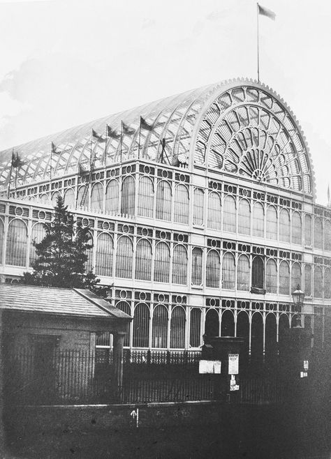 The Royal Collection: Crystal Palace during The Great Exhibition, 1851: View of the South Transept Crystal Palace Fc, Old London, Industrial Revolution, Nantes, Palace London, London Architecture, London History, The Royal Collection, London Photos