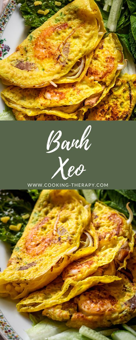Bahn Cuon Recipe, Banh Xeo Recipe, Cooking Therapy, Blogger Ideas, Banh Xeo, Asian Chicken Recipes, Pork Recipes Easy, Viet Food, Pork Loin Recipes