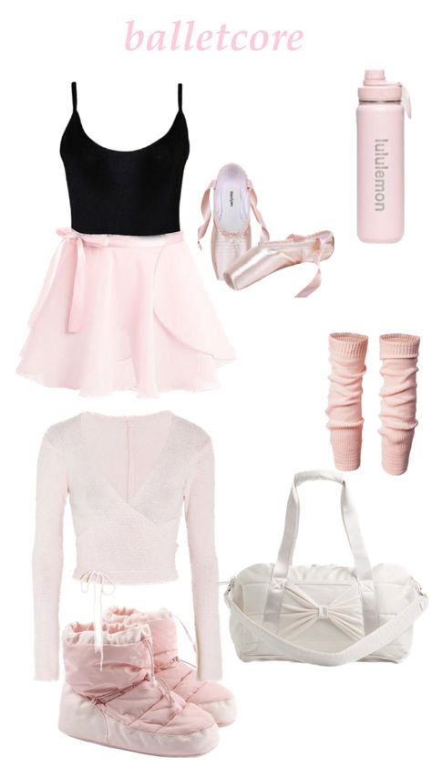 Ballerina Outfit Practice, Balletcore Drawing, Winter Ballerina Outfit, Ballerina Workout Outfit, Ballet Outfit Inspiration, Ballet Outfit Practice Dance Wear, Ballet Outfits Practice, Ballerina Practice Outfit, Ballerina Outfit Aesthetic