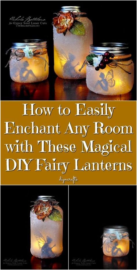 How to Easily Enchant Any Room with These Magical DIY Fairy Lanterns! This is the perfect project for creating stunning DIY fairy lanterns. I can't wait to make one of these fairy lanterns for my daughter's bedroom! #diy #cute #decor #DIYFairyLanterns #diyncrafts #bedroomdecor #giftideas Magic Jar, Fairy Lantern, Fairy Lanterns, Daughter's Birthday, Fairy Jars, Fantasy Stuff, Diy Fairy, Jar Diy, Crafts To Make And Sell