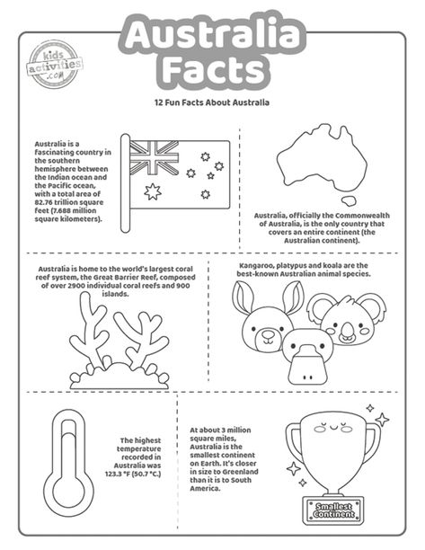 Australia Lesson Plans Preschool, Australia Montessori Activities, Australia Poster Project, Australia Themed Activities For Kids, Australia Activities For Preschool, Australian Activities For Kids, Australia Projects For Kids, Australia Art For Kids, Australia Art Projects For Kids