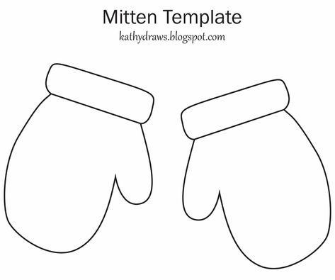 Wool Mittens Made From Upcycled Sweaters Super Simple And Cute - Free A59 Mitten Template Free Printable, Mitten Template, Mittens Template, Printable Outline, Crafts Winter, Craft Preschool, Upcycled Sweaters, Wool Mittens, Upcycle Sweater