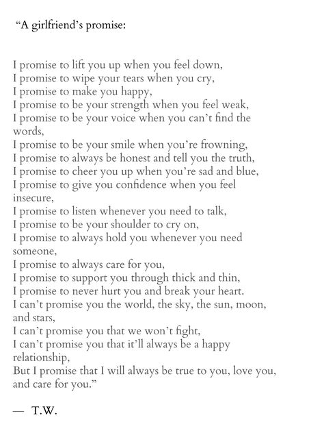 Can be a boyfriend's promise too (^_^) Promise Ring Paragraph, Promises To Make To Yourself, New Year Promise To Boyfriend, 7 Promises Of Love For Him, 3 Months Relationship Paragraphs, Reassurance Letter To Boyfriend, Things I Admire About My Boyfriend, Promise Ring Letter For Him, Can You Promise Me Something Text