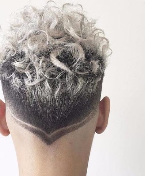 45 Short Curly Hairstyles for Men with Fabulous Curls | Men Hairstylist Corte Mid Fade, Short Curly Hairstyles For Men, Curly Silver Hair, Natural Hair Updo Wedding, Silver Hair Men, Hair Styles For Men, Curly Hairstyles For Men, Platinum Hair Color, Edgars Haircut