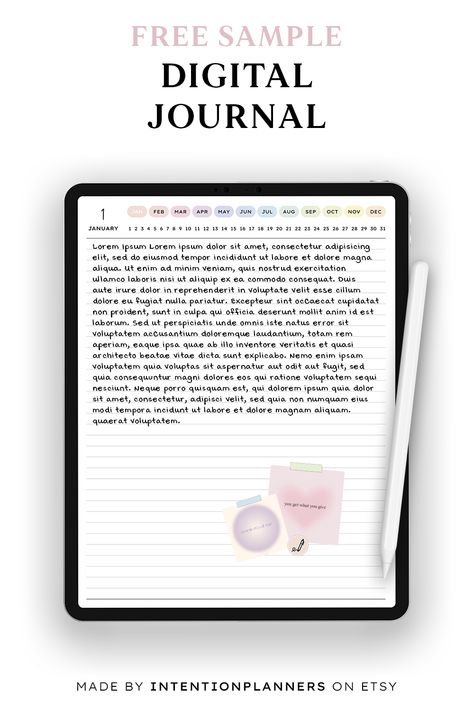 -ˋˏ Journal with intention ˎˊ- Seamlessly organize your thoughts, dreams, and goals in this free sample 365 daily digital journal. Thoughtfully designed with a minimalistic style for you to explore and add your own creativity. Get comfy, creative, and productive! #goodnotes #ipad #digitaljournal Digital Journaling Ideas, Good Notes Templates Free Notebook, Goodnotes Free Templates, Digital Bible Journaling Ipad, Free Digital Journal Goodnotes, Digital Diary Template, Free Goodnotes Templates, Digital Journal Ideas, Goodnotes Diary