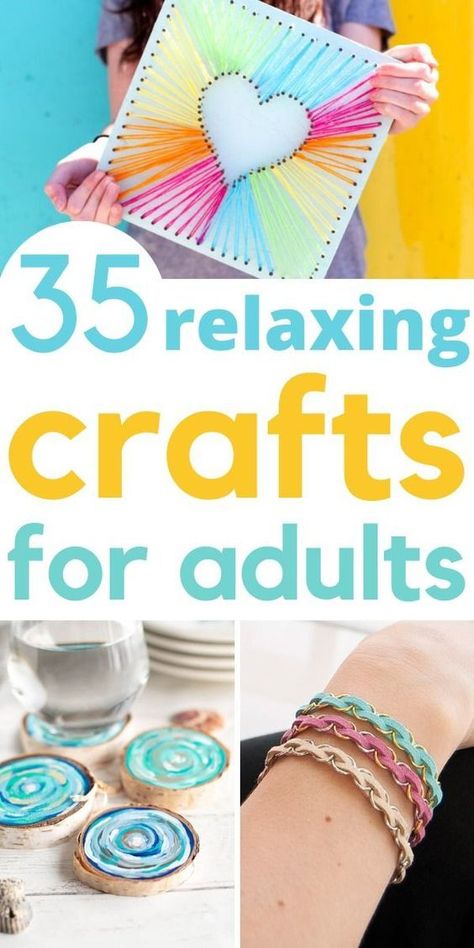 Quick Craft For Adults Upcycling, Craft Projects For Adults, Arts And Crafts For Adults, Sensory Crafts, Group Crafts, Art Therapy Projects, Art Projects For Adults, Projects For Adults, Senior Activities