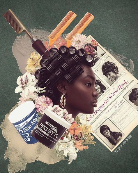 Professional Black Girl®️ on Instagram: “The art we are 💜💁🏾‍♀️💜 #ProfessionalBlackGirl  #repost @queenloany  Image used of @likewasabi_ photographed by @esdrasthelusma…” Black Culture Wall Art, Black Culture Photography, Black Joy Aesthetic, Afro Painting Black Art, Black Art Collage, Colorism In The Black Community, Black Art Aesthetic, Black Comic Art, Black Beauty Aesthetic
