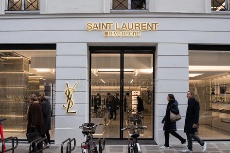 YSL : Yves Saint Laurent Store facade in Paris. France, 17-11-19, Luxury brand s #Sponsored , #Paid, #AD, #Laurent, #Saint, #YSL, #Store Ysl Store, Luxury Brands Shopping, Store Facade, Ysl Paris, Saint Laurent Store, Mood Bored, Ysl Shoes, Retail Store Interior Design, Yves Saint Lauren