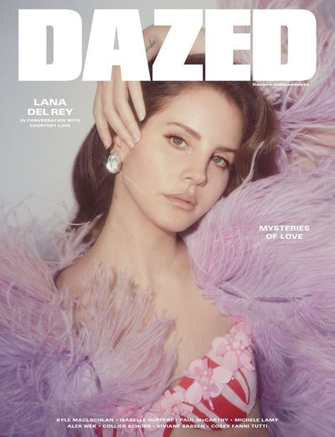 American superstar Lana Del Rey lands Dazed Magazine‘s latest cover story captured by British photographer Charlotte Wales and styled by Robbie Spencer. Haute Couture, Lana Del Rey Fan, Viviane Sassen, Dazed Magazine, Korean Magazine, Paper Magazine, Isabelle Lightwood, Courtney Love, Seventeen Magazine