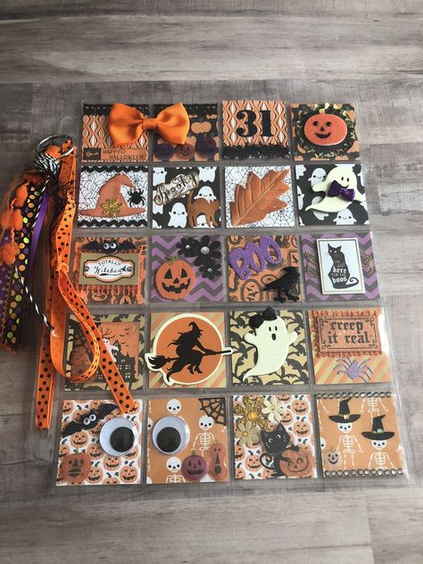 Halloween Pocket Letter, Pocket Letters Tutorials, Snail Mail Crafts, Girl Scout Daisies, Holiday Crafts Halloween, October Daily, Pocket Pals, Pocket Letter Pals, Halloween Layout