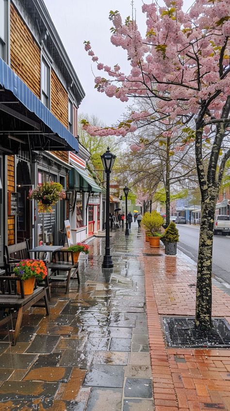 Nature, European Small Town, Downtown Small Town, Small Town Neighborhood, Small English Town Aesthetic, Small Town Shops Aesthetic, Small Town Main Street, Small Mountain Town Aesthetic, Small Town Hotel