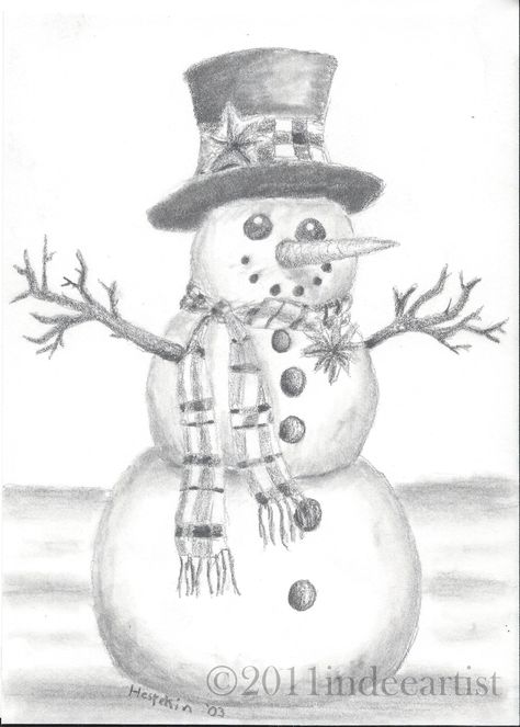 Christmas Pencil Drawings, Snowman Sketch, Merry Christmas Drawing, Christmas Drawing Ideas, Easy Christmas Drawings, Xmas Drawing, Christmas Sketch, Art Du Croquis, Winter Drawings