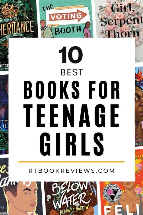 Looking for the perfect books for your teenage girl? Look no further! Inspire and empower them with these top books to read! Tap to see the top 10 best books for teenage girls to read. #bestbookstoread #teenagegirlbooks #booksforteenagers #booksforgirls Books For 15 Yo Girl, Teenage Book Recommendations, Books For 14yrs, Summer Books To Read For Teens, Books For 16 Year Girl, Best Books For Teenage Girls To Read, Book For Teenage Girl, Books Every Teenage Girl Should Read, Books Teenage Girls Should Read