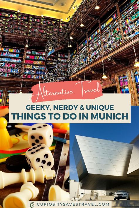 Are you looking for off the beaten path and unusual things to do in Munich, Germany to satisfy your inner nerd? Here's a local's guide to Munich and 22 geeky things to do that range from museums to clubs, and so much more! I Munich activities I Germany travel I places to go in Munich I Munich guide I museums in Munich I what to do in Munich I things to do in Germany I Germany off the beaten path I unusual attractions in Munich I places in Munich I Munich off the beaten path I #Munich #Germany Heidelberg, Bayern, Berlin, Munich Germany Things To Do, Things To Do In Munich Germany Winter, Munich Hidden Gems, Things To Do Munich, What To See In Munich, Munich Things To Do