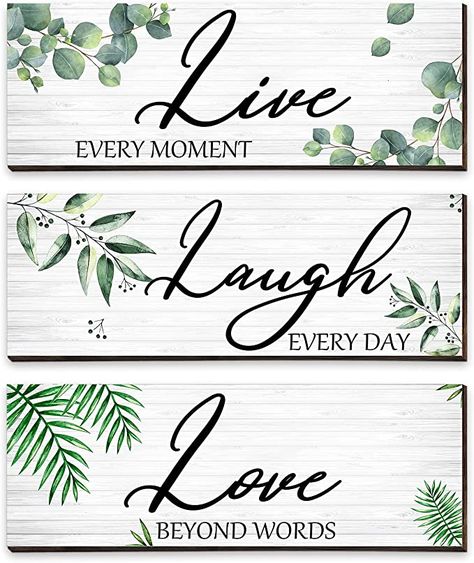 Kids Artwork Wall, Hanging Quotes, Love Wooden Sign, Kitchen Wall Hangings, Trendy Wall Decor, Dining Room Style, Family Wall Decor, Dining Room Wall Art, Quote Decor