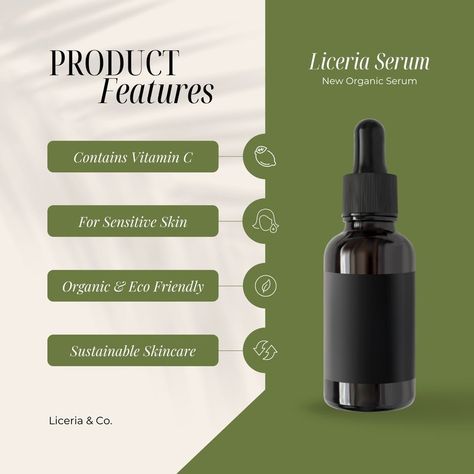Perfume Page Design, Instagram Post Design Green, Minimalist Product Poster, New Product Instagram Post, Product Instagram Post Design, Product Post Instagram, Instagram Product Post Ideas, Instagram Product Post, Product Template Design