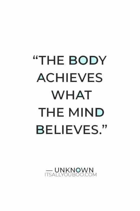 “The body achieves what the mind believes” — Unknown. Do you need to take better care of your body? Struggling to exercise, work out, or eat healthily? Read this! Click here for 14 reasons why physical wellness is important, and not just so you can be fit and in shape. Your physical fitness and wellbeing protect your mind, health, and quality of life. Plus, get your FREE Habit Tracker Printables to help you improve physical activity and boost health. How To Improve Yourself Physically, Personal Health Quotes, Quotes On Exercise, How To Get In The Best Shape Of My Life, Healthy Mind Healthy Body, Better Health Lifestyle, Good Shape Body Motivation, Physical Activity Quotes, The Body Achieves What The Mind Believes