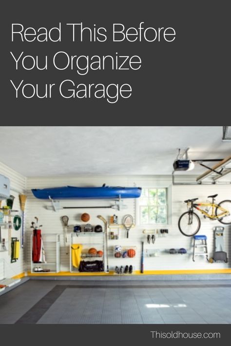 Garage Organization Layout Design, Organisation, 3 Car Garage Organization Layout, Garage Reorganization, Organized Garage Ideas, Organisation Garage, Cool Garage Ideas, Declutter Garage, Declutter Organization