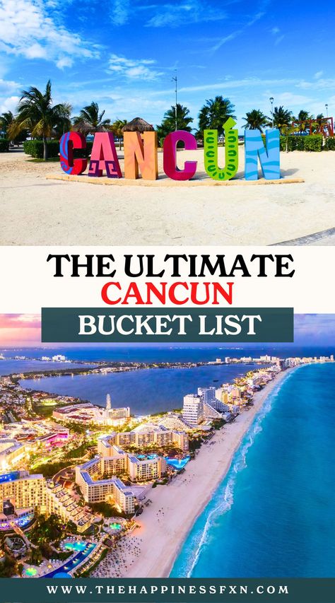 The Ultimate Cancun Bucket List Places To Visit In Cancun Mexico, Cancun Activities Things To Do, Things To Do In Cancun Mexico, Royal Sands Cancun Mexico, Riu Cancun Mexico, Cancun Photo Ideas, Cancun Mexico Pictures, Cancun Mexico Aesthetic, Cenotes Cancun