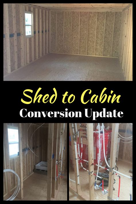 How To Build Small House, Converting Shed To Living Space, Shed To Home Conversion Interior, Shed Cabin Interior Ideas, We Shed Ideas, How To Turn A Shed Into A Tiny House, 12x28 Shed House, Livable Sheds Floor Plans, Cheapest Way To Build A House