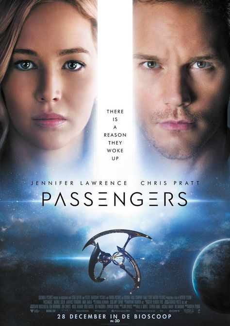 Jennifer Lawrence& Chris Pratt on the set of Passengers. Chris Pratt Passengers, Chris Prat, Passengers Movie, Tam Film, Jenifer Lawrence, Science Fiction Movies, I Love Cinema, Sci Fi Films, Movies 2016