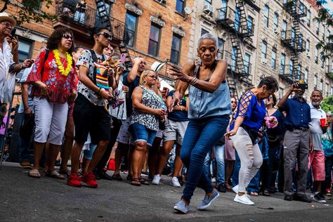 Nyc Block Party, Black Witches, Image Reference, Movie Ideas, East Harlem, Washington Heights, City Block, Party Goods, Party Photography