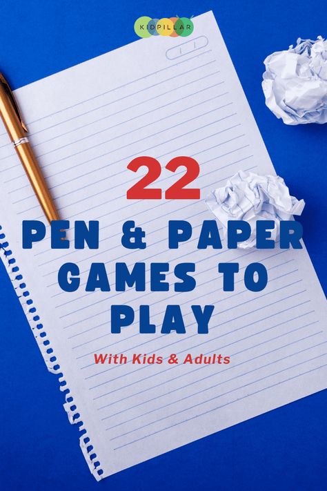 Games You Can Play On Paper, Games To Draw On Paper, Games To Play With No Supplies, Fun Games To Play Indoors, Paper Pencil Games, Pen And Paper Games For Adults, Games To Play With Friends On Paper, Games To Play With Family Indoors, Games To Play On Paper By Yourself