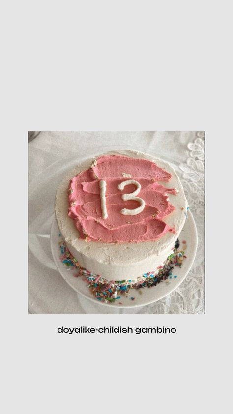 Pastel, Thirteen Cake Ideas, 13th Birthday Cake Aesthetic, Cake Ideas 13th Birthday, Cake Ideas For 13th Birthday Girl, Thirteen Birthday Cake, 13 Th Birthday, Cakes For 13th Birthday Girl, Birthday Cake 13 Girl