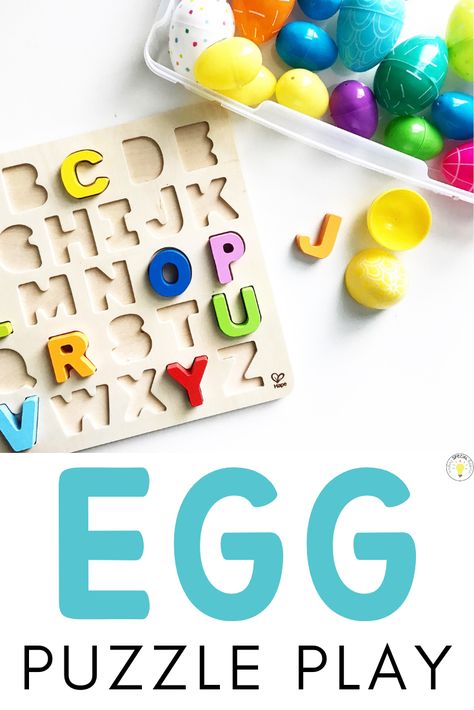 Easter Alphabet Activities, Easter Centers Preschool, Plastic Egg Activities, Easter Fine Motor Activities, Egg Activities, Easter Egg Activities, Easter Activities For Preschool, Preschool Easter, Easter School