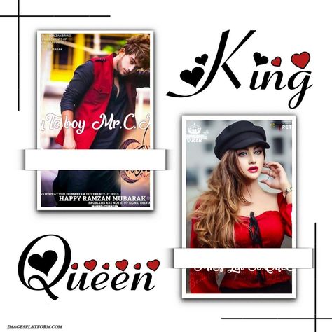 King Queen Dp Couple, Couples Dpz Stylish, King Queen Dp, King Queen Couple Dpz, Lovely Cupple, Queen Dp, Couple Photo Frame, King And Queen Of Hearts, King And Queen Pictures