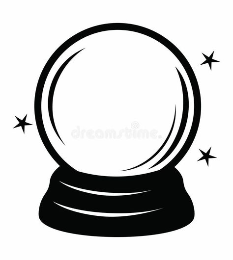 Crystal ball. Vector black crystal ball icon on white #Sponsored , #Sponsored, #PAID, #ball, #icon, #white, #Vector Crystal Ball Tattoo Black And White, Crystal Ball Drawing, Crystal Ball Illustration, Crystal Ball Tattoo, Cristal Ball, Witch Crystal Ball, Halloween Window Silhouettes, Ball Vector, Funky Tattoos