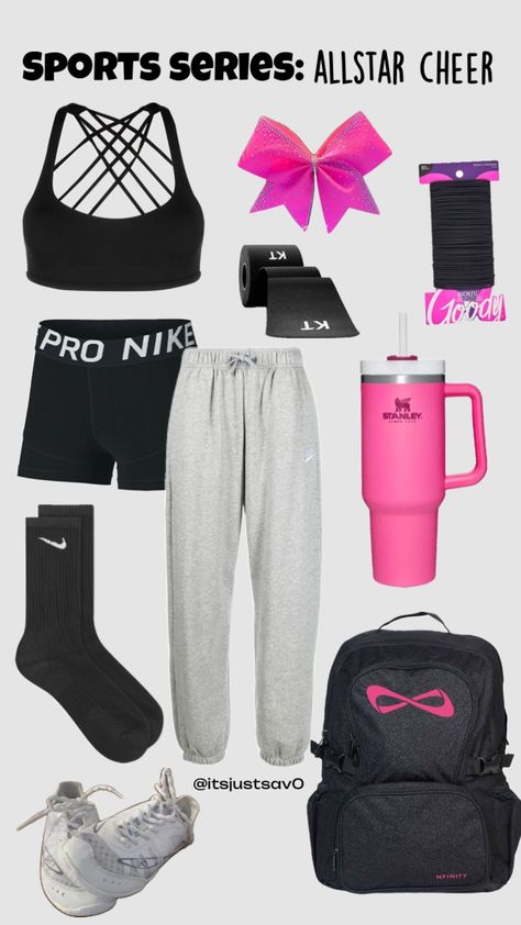 @itsjustsav0 #outfitinspo #sportyaesthetic #cheer #cheerfit #allstarcheer #preppy Cheer Outfits For Practice, Cheer Fits, Cheer Practice Outfits, Cute Running Outfit, Cheer Aesthetic, Best Friend Hoodies, Allstar Cheer, Women Sporty Outfits, Allstar Cheerleading