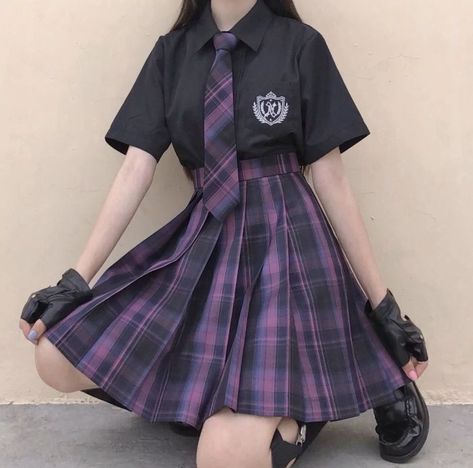 Outfits Kawaii, School Uniform Outfits, Cute School Uniforms, School Uniform Fashion, Old Fashion Dresses, Kawaii Fashion Outfits, School Uniforms, Cute Outfits For School, Tomboy Style Outfits