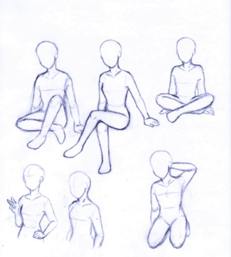 Manga basic poses – standing and sitting | letraset blog, About sonia leong sonia leong is a professional illustrator specialising in anime and manga. Description from darkbrownhairs.org. I searched for this on bing.com/images Pose Duduk, Art Du Croquis, Desen Realist, Siluete Umane, Poses References, Guided Drawing, Wallpaper Anime, Art Poses, Drawing Base