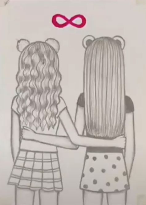 Best Friends, Besties Drawing, Drawing Idea, More Ideas, Best Gift, Best Friend, Follow Me