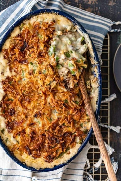 Essen, Ina Garten, Cowboy Salsa, Best Green Bean Casserole, Classic Green Bean Casserole, Green Bean Casserole Recipe, Greenbean Casserole Recipe, The Cookie Rookie, Cooking Green Beans