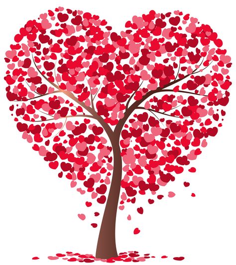 Heart Tree Drawing, Tree With Hearts, Free Birthday Printables, Tree Of Love, Decent Wallpapers, Tree Heart, Valentines Illustration, Happy Valentines Day Images, Picture Tree