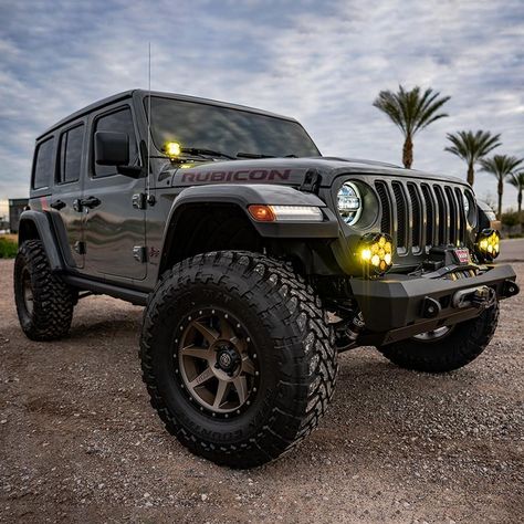 Our Jeep JL equipped with, Stage 8 ICON Vehicle Dynamics 2.5" Supsension System, ICON Alloys Rebound's 17" wrapped in 37" Toyo Tires Op Jeep Wrangler Big Tires, Big Jeep, Jeep Upgrades, Auto Jeep, Jl Wrangler, Jeep Wheels, Custom Jeep Wrangler, V6 Engine, Custom Pickup Trucks
