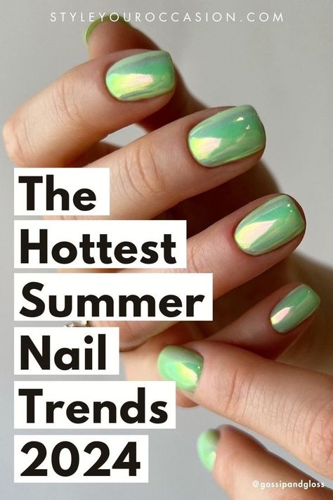 2024 Summer Nail Trends. Whether you’re looking for cute funky nails, pink bling acrylic nails, almond, short, square, pink, simple, or bright summer nail ideas, we have the best summer nail style ideas and spring nail inspo for you! Click through for the best summer nail designs. Nails Trends 2024 Summer, Almond Summer Nails Simple, Gel Nail Trends 2024, Fun Short Nails Art Ideas, Fun Nail Color Ideas, Summer 2024 Nails Short, Nails Color 2024, Bright Spring Nails 2024, Summer 2024 Nails Ideas