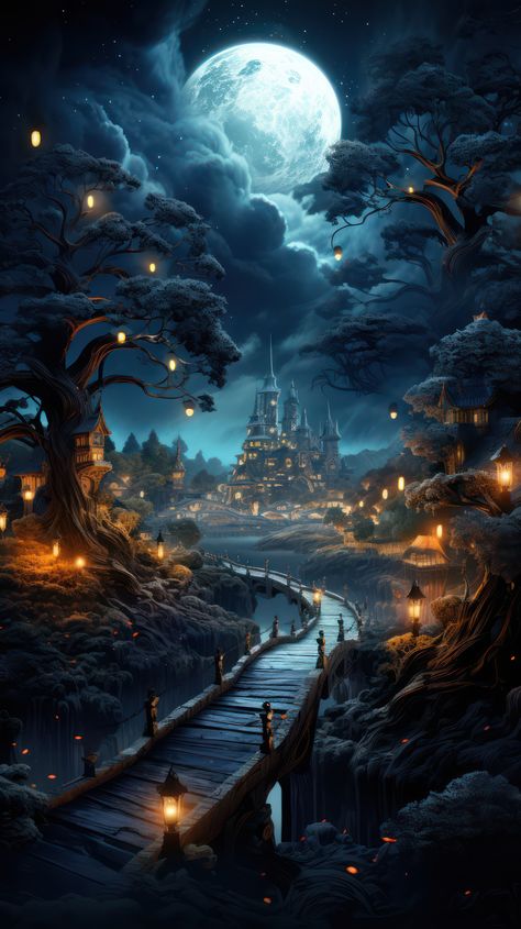 @HCreation Aesthetic Fantasy World, Magic Places Fantasy Dreams, Dark Fantasy World, Magical Sky, Angel Artwork, Fantasy Background, Fantasy Castle, Fantasy City, Fantasy Places