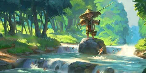 Discover The Art of Jeremy Fenske, a Concept Artist currently working at High Moon Studios. River Environment Concept Art, River Concept Art, Nature Concept Art, Jeremy Fenske, Concept Art Disney, Concept Art Landscape, Concept Art Illustration, Zootopia Art, Art Steampunk