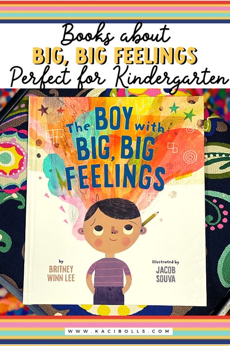 When teaching kindergarten, social-emotional learning is a huge focus. These books help our little kinders understand their BIG feelings. The kindergarten classroom is a perfect place to start really diving into SEL focus - and understanding your feelings and how to deal with them is key for kindergarteners. These books will help parents of kindergarteners and kindergarten teachers alike - your kindergarten kiddo will love them too! Sel Books For Kindergarten, Sel Crafts For Kindergarten, Kindergarten Counseling Lessons, Kindergarten Counseling Activities, Social Emotional Learning Kindergarten, Sel Kindergarten Activities, Sel Activities For Kindergarten, Emotions Kindergarten, Kindergarten Read Alouds