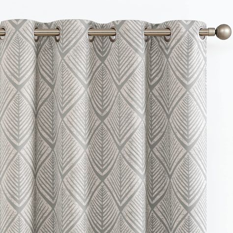 PRICES MAY VARY. UNIQUE DESIGN: The pattern of these curtains are composed of geometric figures, The pattern in the square frame is shaped like a leaf, signifying vigorous vitality. A harbinger of good things to come. ELEGANT LOOK: These drapes are soft and silky fabric, same material back as of front. This brown curtain can block out 80% light(darker colors have a better effect), prevent UV ray, excellent performance on room darkening, noise reducing, privacy protection, dust resistance and ene Grey Blackout Curtains, Grey Windows, Geometric Curtains, Window Curtains Bedroom, Pattern Draping, Curtain Room, Curtains For Bedroom, Insulated Curtains, Curtains For Living Room