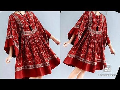 Couture, Round Short Kurti Designs Latest, Frock Pattern Kurti Design, New Simple Kurti Design, Short Kurti Stiching Designs, Kurti Designs Latest Short, Frock Kurti Designs Latest, Stitch Dress Design, Silai Pattern Kurti