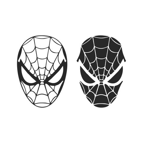 Original Spiderman, Svg Animation, Art Spiderman, Superhero Svg, Spiderman Svg, Baby Spiderman, Spiderman Face, Logo Clipart, Svg Ideas