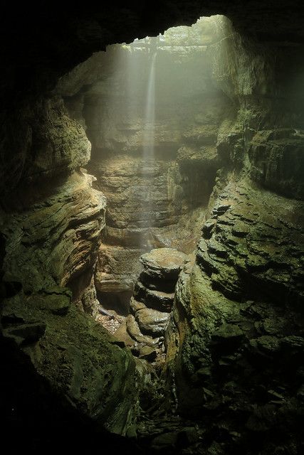 Underground Cave Aesthetic, Cave Aesthetic, Cave Entrance, Jackson County, Caving, 판타지 아트, Environment Design, Fantasy Landscape, Abandoned Places