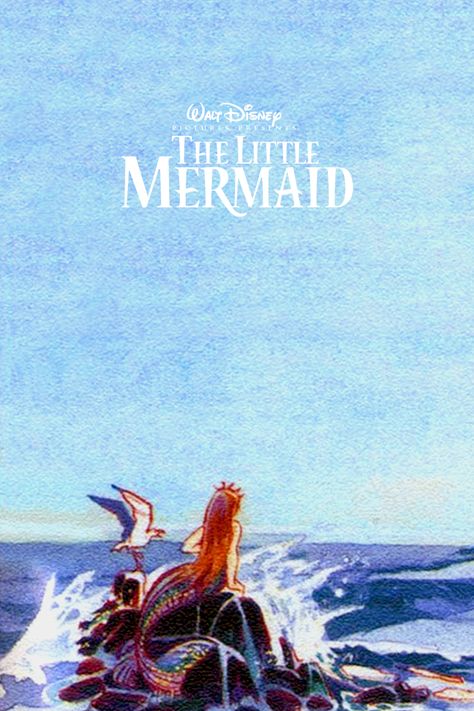 Little Mermaid Poster, The Little Mermaid Poster, Mermaid Movie, Vintage Disney Posters, Disney Mermaid, Mermaid Poster, Disney Movie Posters, Animation Disney, Film Disney